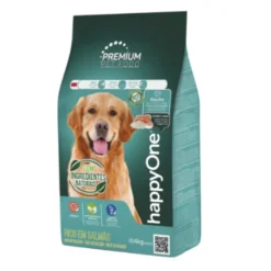happyOne Premium ração de salmão e arroz para cães
