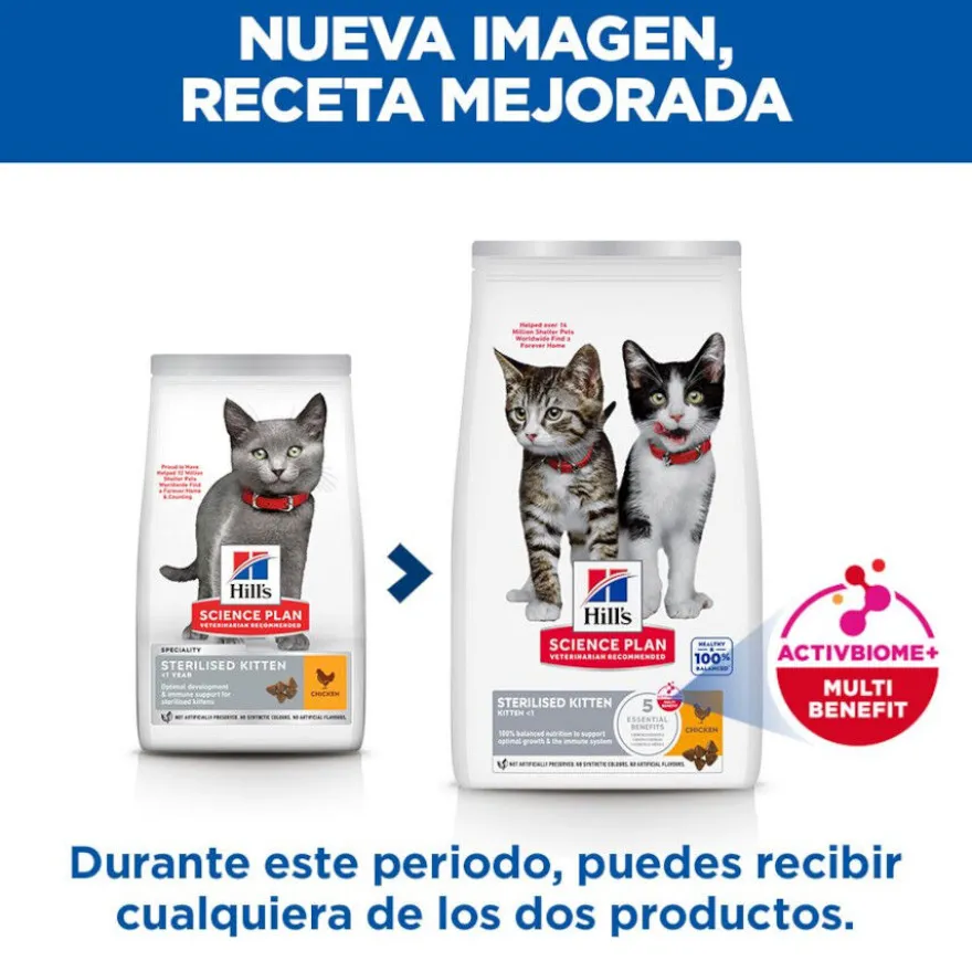 Hill's Kitten Science Plan Sterilized Frango ração