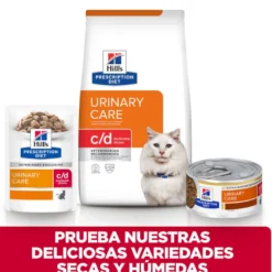 Hill's Prescription Diet c/d Cuidado Urinario Stress Guisado de Atum lata para gatos