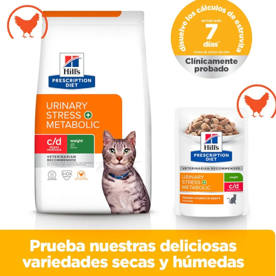 Hill's Prescription Diet c/d Multicare Stress + Metabolic ração para gatos