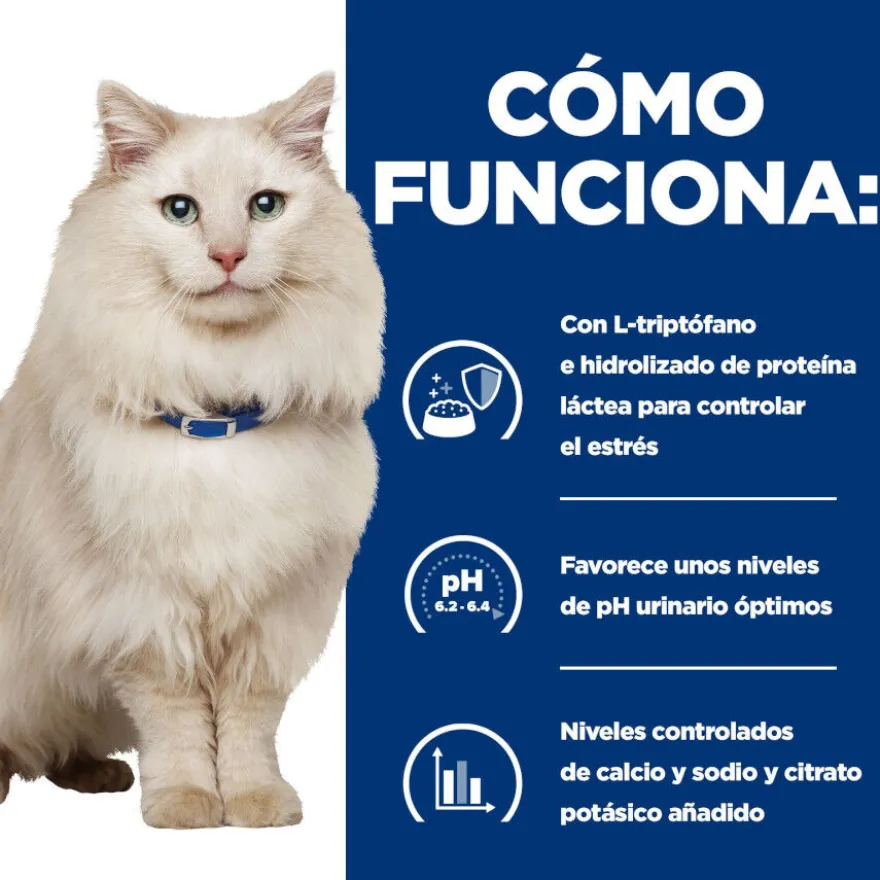 Hill's Prescription Diet c/d Urinary Stress Peixe Azul Ração para gatos