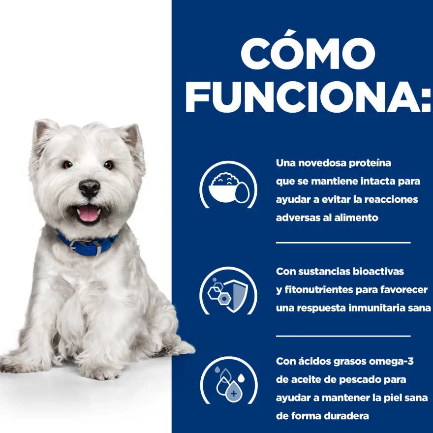Hill's Prescription Diet Derm Complete Mini ração para cães
