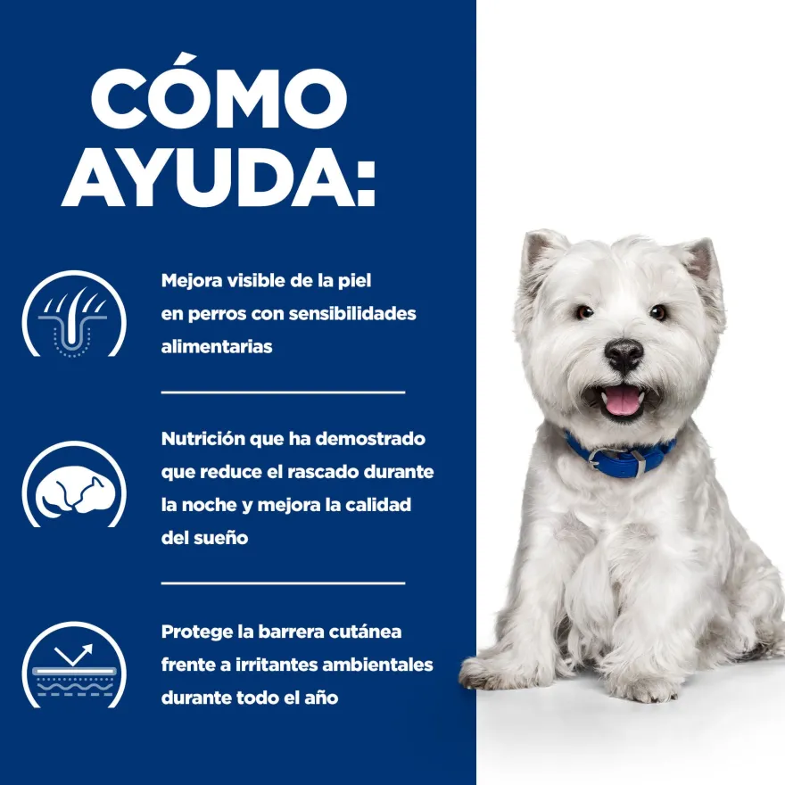 Hill's Prescription Diet Derm Complete Mini ração para cães