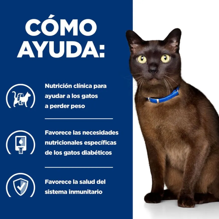 Hill's Prescription Diet m/d Diabetes Weight Frango ração para gatos