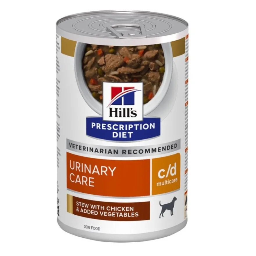 Hill's Prescription Diet Urinary Care Guisado de Frango e Legumes lata para cães