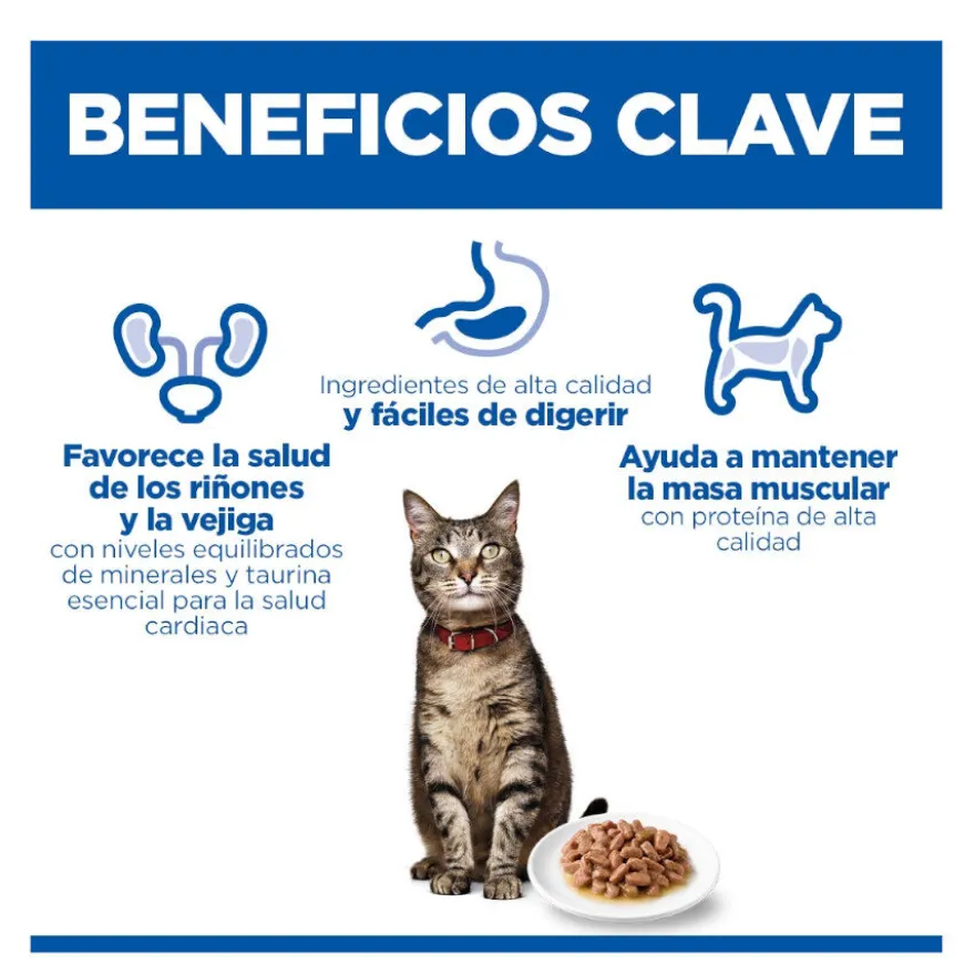 Hill's Science Plan Adult Comida húmida de vitela em saqueta para gatos
