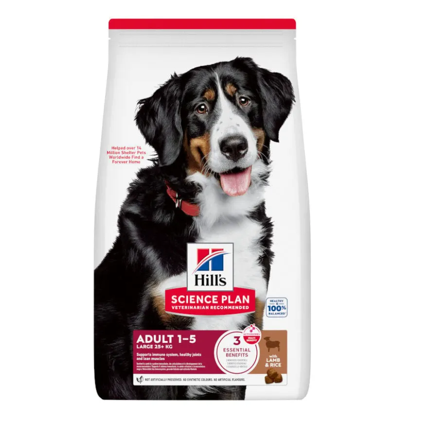 Hill's Science Plan Adult Large Breed Ração de cordeiro e arroz para cães de raças grandes