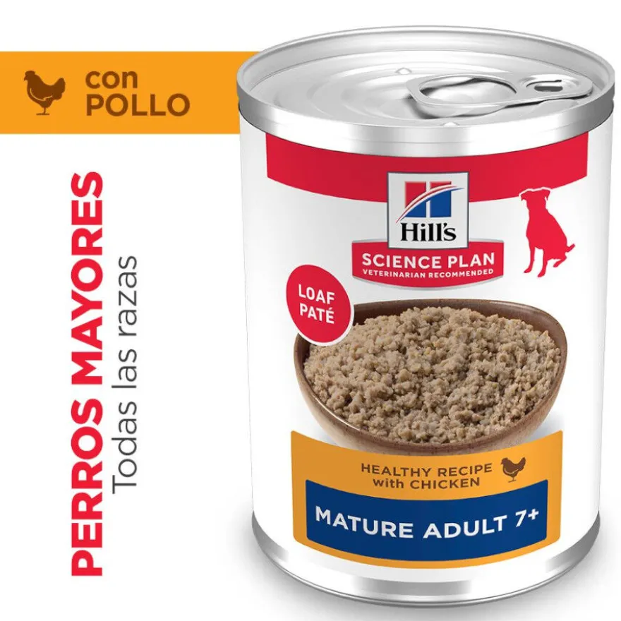 Hill's Science Plan Mature 7+ Adult frango em lata para cães
