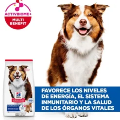 Hill's Science Plan Mature Adult Medium Ração de cordeiros e arroz para cães de raças médias