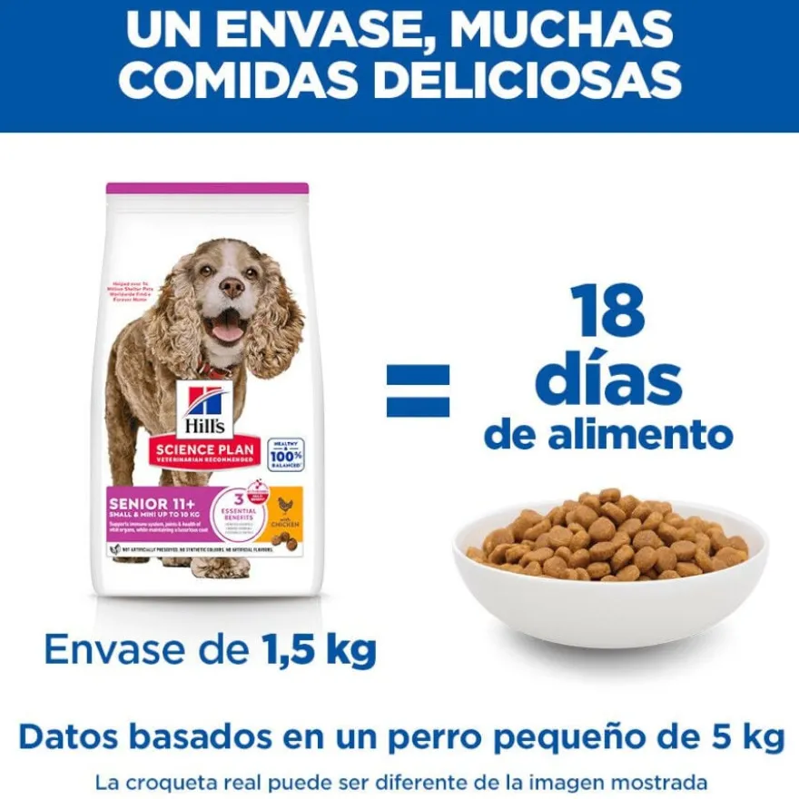 Hill's Science Plan Senior Small & Mini Ração para cães séniores de raças pequenas e mini
