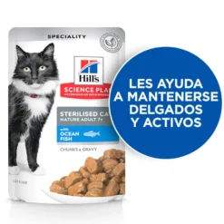 Hill's Science Plan Sterilised Mature Peixe Oceánico saqueta de molho para gatos