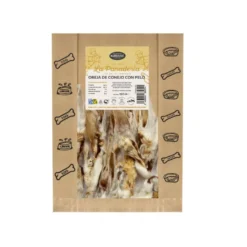 Hobbitalf Orelha de Coelho com Pelo Snack para cães