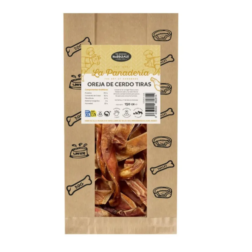 Hobbitalf Tiras de Orelha de Porco Snack para cães