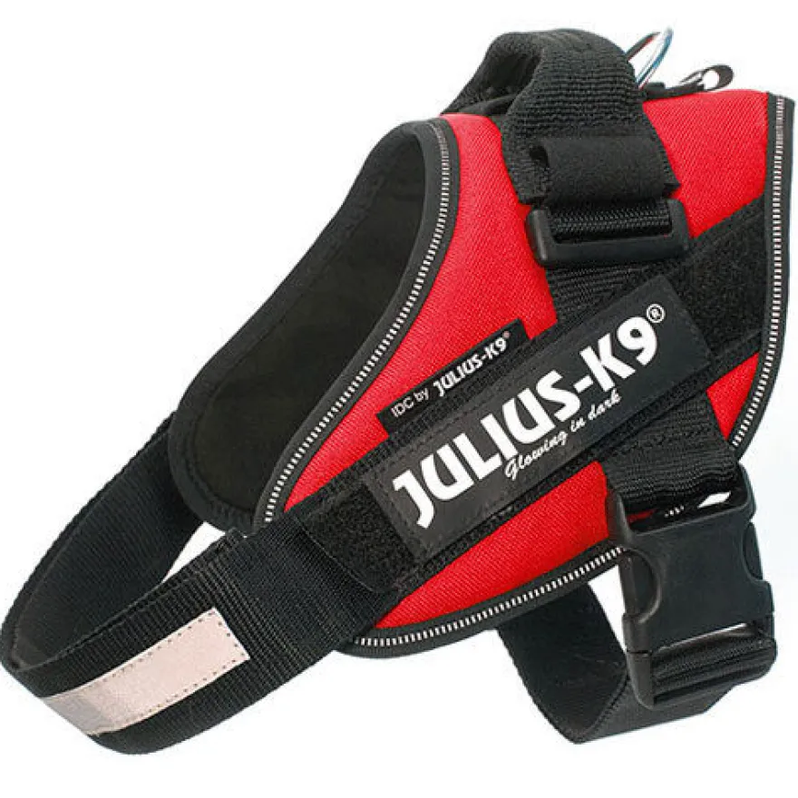 Julius-K9 IDC Peitoral Ergonómico Vermelho para cães