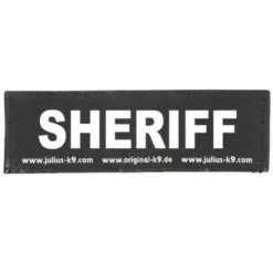 Julius K9 Sheriff Etiqueta para peitorais para cães