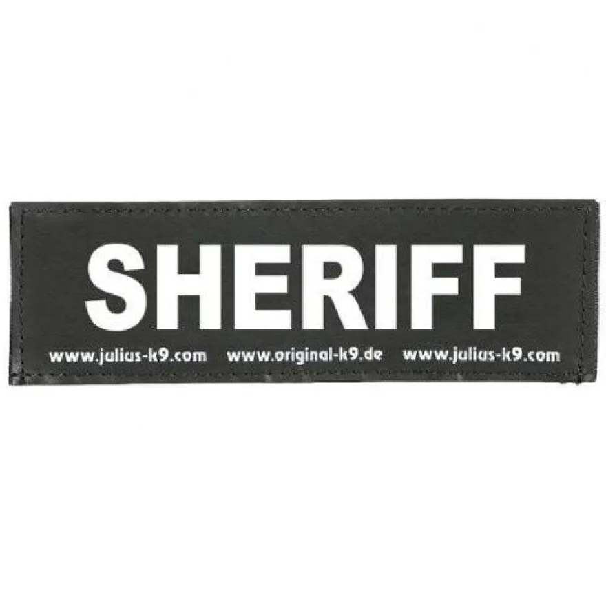 Julius K9 Sheriff Etiqueta para peitorais para cães