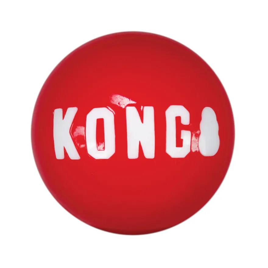 Kong Signature Ball 2-PK bolas para cães
