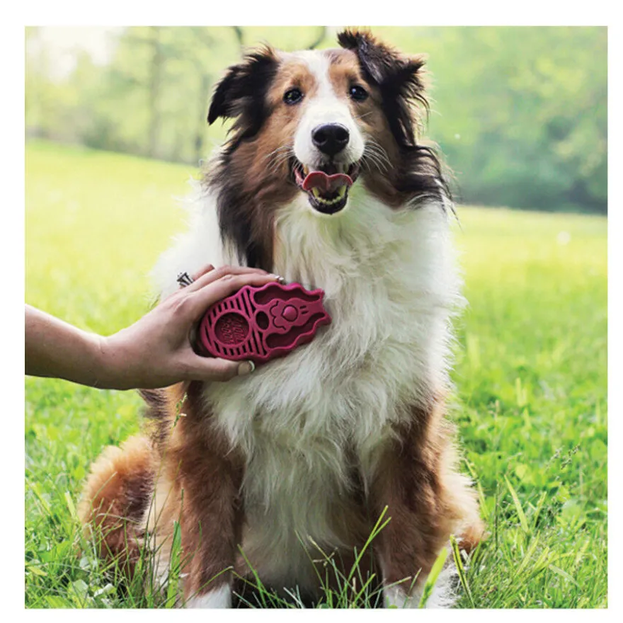 Kong Zoom Groom Escova de goma para cães