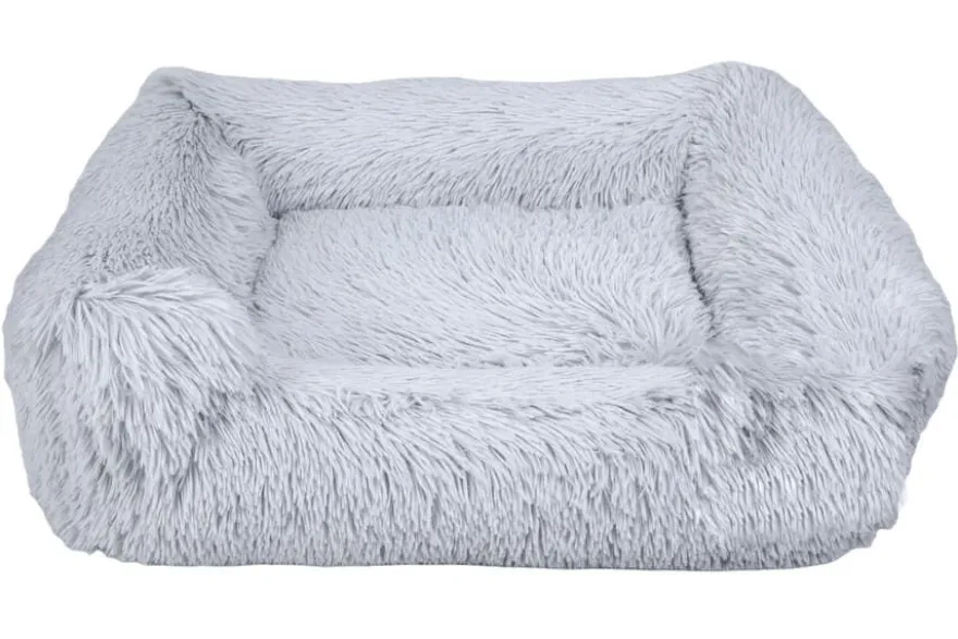 Leeby Alcofa Anti Stess Amovível Cinzenta para cães