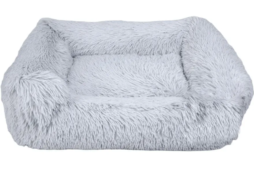 Leeby Alcofa Anti Stess Amovível Cinzenta para cães