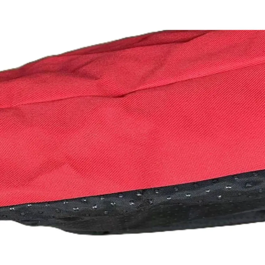 Leeby Almofada vermelha waterproof para cães