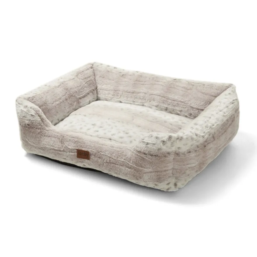 Leeby Cama antiderrapante suave para cães