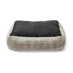 Leeby Cama antiderrapante suave para cães