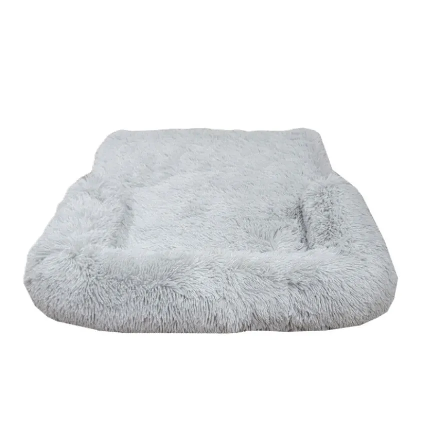 Leeby Cama Anti-Stress Cinzenta para cães