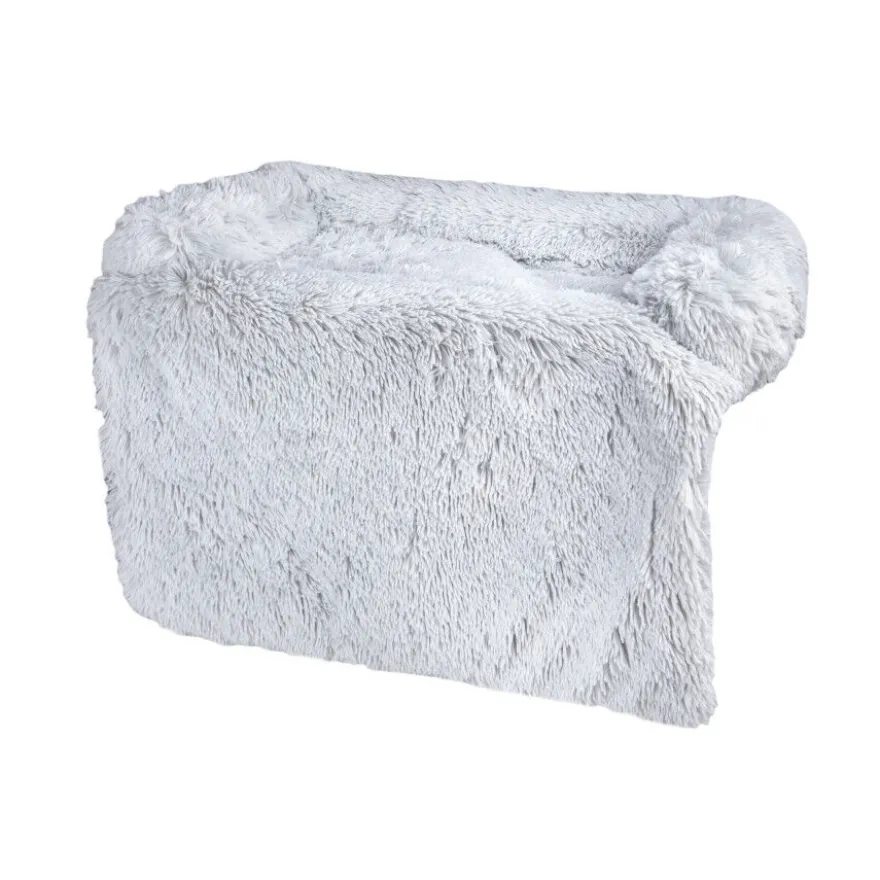 Leeby Cama Anti-Stress Cinzenta para cães