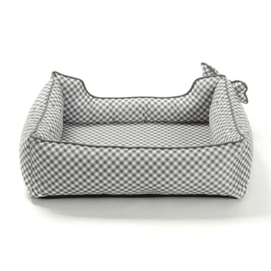 Leeby Cama vichy ortopédica para cães