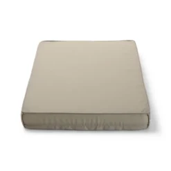 Leeby Colchão taupe antiderrapante para cães