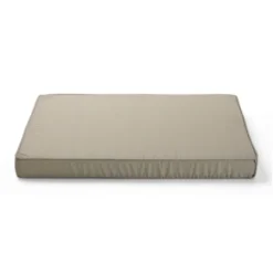 Leeby Colchão taupe antiderrapante para cães