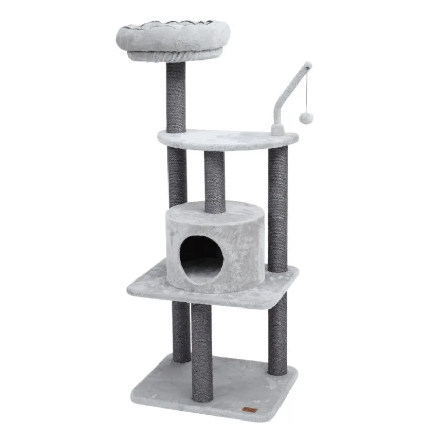 Leeby Kenzo árvore arranhadora com cama para gatos