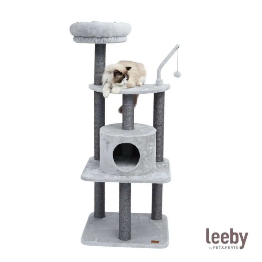 Leeby Kenzo árvore arranhadora com cama para gatos