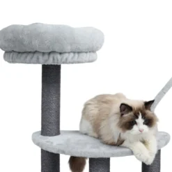 Leeby Kenzo árvore arranhadora com cama para gatos