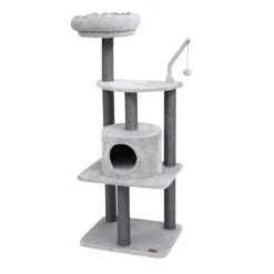 Leeby Kenzo árvore arranhadora com cama para gatos