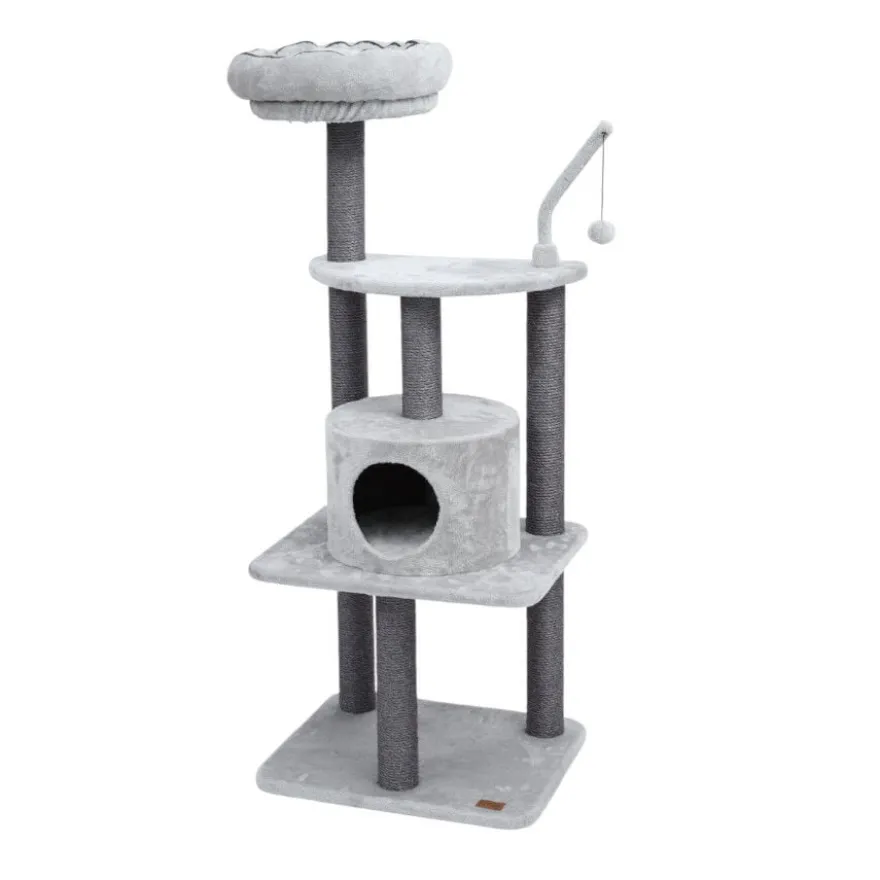 Leeby Kenzo árvore arranhadora com cama para gatos