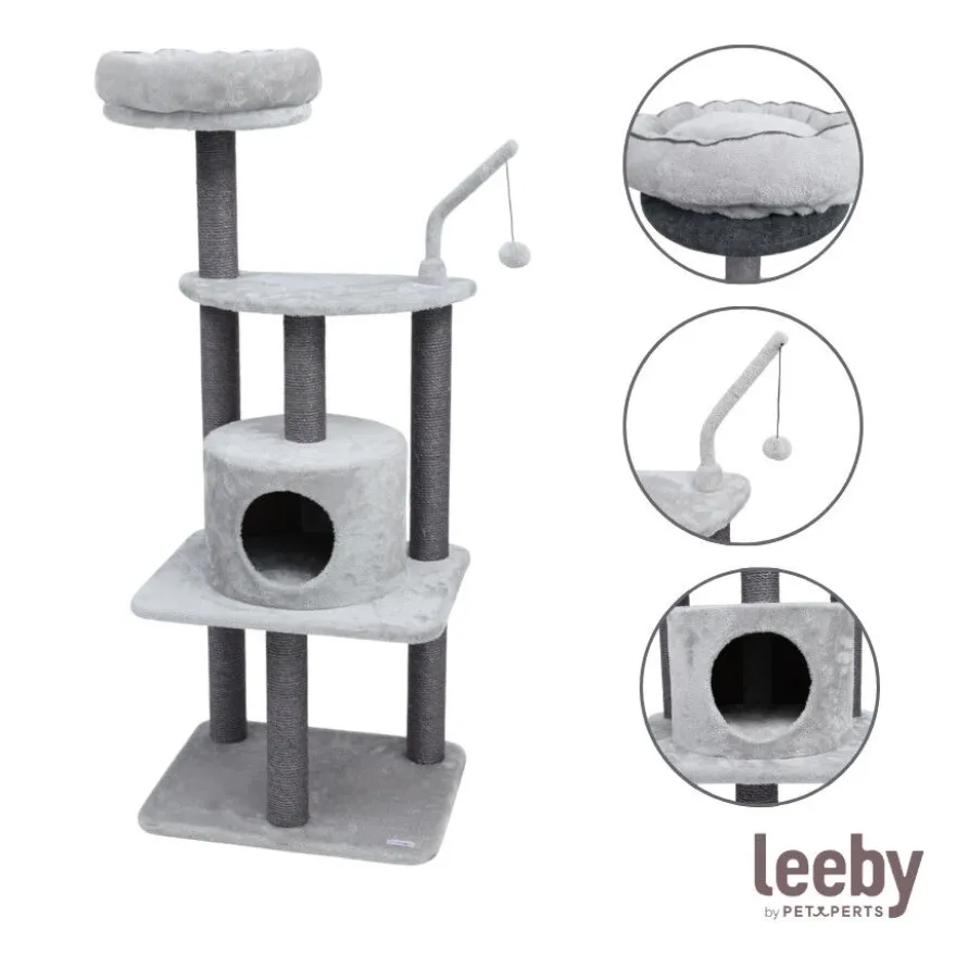 Leeby Kenzo árvore arranhadora com cama para gatos