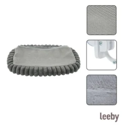 Leeby Rede de Janela Cinzento para gatos