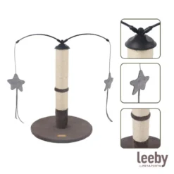 Leeby Sol arranhador de sisal para gatos