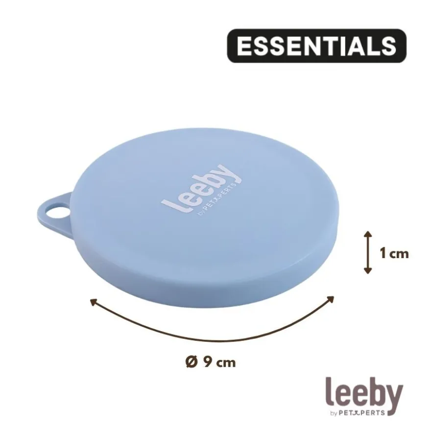 Leeby Tampa para Comedouro Azul para cães e gatos