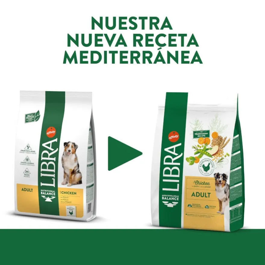 Libra Adult Frango ração para cães