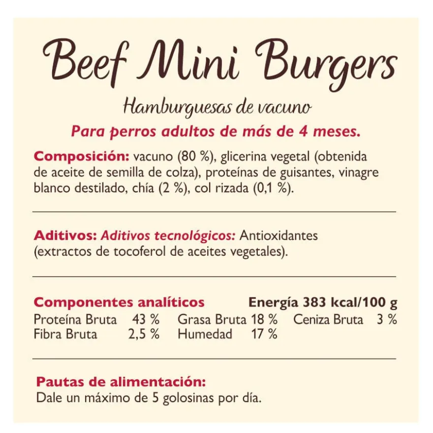 Lily's Kitchen Burgers Mini para cães