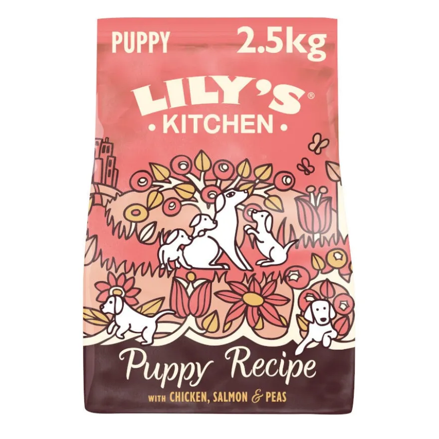 Lily's Kitchen Puppy Frango e Salmão ração para cães