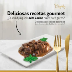 Majesty Adult Comida húmida de frango em lata para gatos