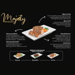 Majesty Adult Mix Terrine lata para gatos - Pack