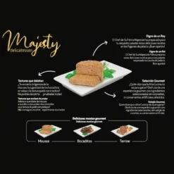 Majesty Adult Mousse de Frango e Carne de Vitela Lata