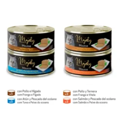 Majesty Adult Mousse Mix lata para gatos - Pack