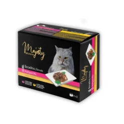 Majesty Adult Slide Mix Bocadinhos lata para gatos - Pack