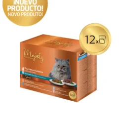 Majesty Multipack Comida húmida de peixe em saquetas para gatos